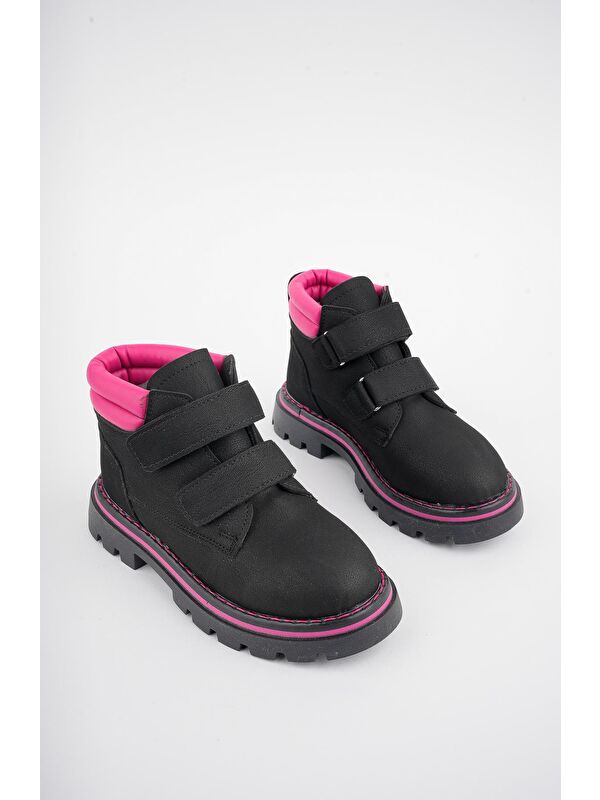 GADGET Çocuk Unisex Rahat Kalıp Soğuğa Dayanıklı Cırtlı Bot - Görsel 4