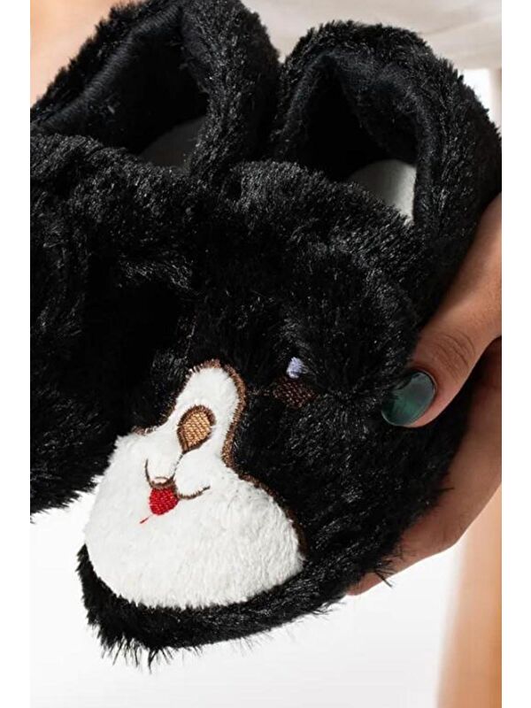 Asko Kulakcıklı Kaydırmaz Kreş Ev Okul Ayakkabısı Unisex Çocuk Panduf - Görsel 3