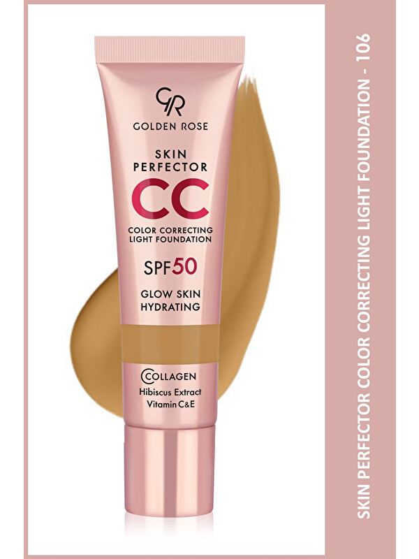 GOLDEN ROSE Skin Perfector Color Correcting Light Foundation - 106