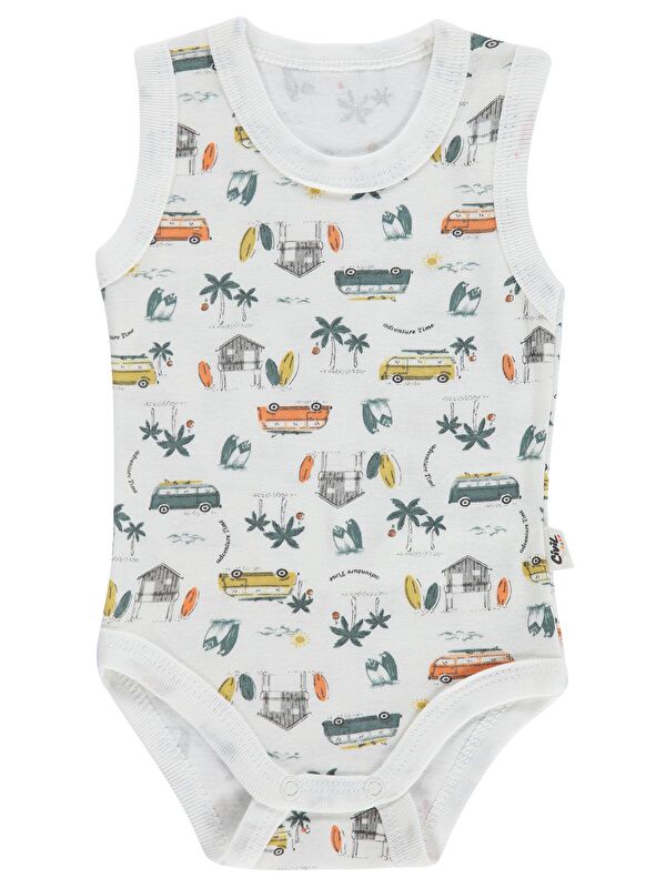 Civil Baby Safari Empirme 0-24 Ay Çıtçıtlı Badi - Ekru