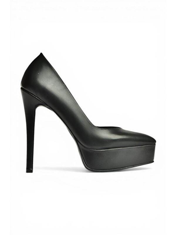 Fox Shoes Siyah Kadın Topuklu Ayakkabı Y246221609
