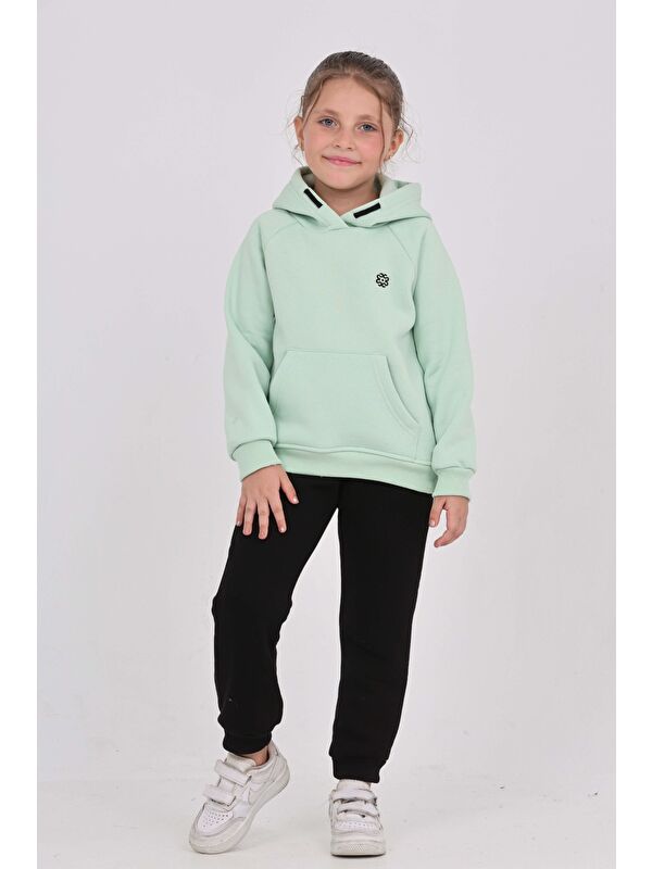 Toontoykids Kız Çocuk Garni Nakışlı Eşofman Takım