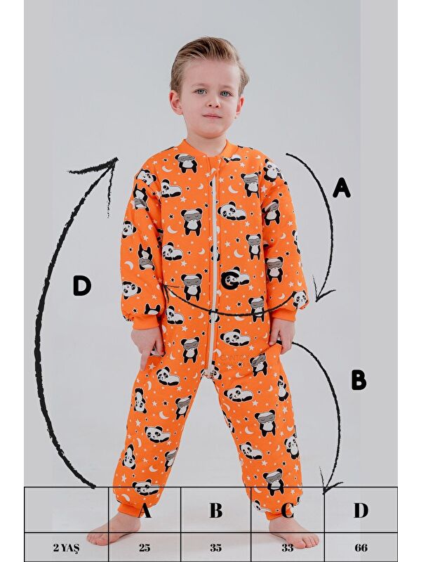 Cantoy Erkek Bebek 2.5 Tog Desenli Uyku Tulumu 2 Yaş