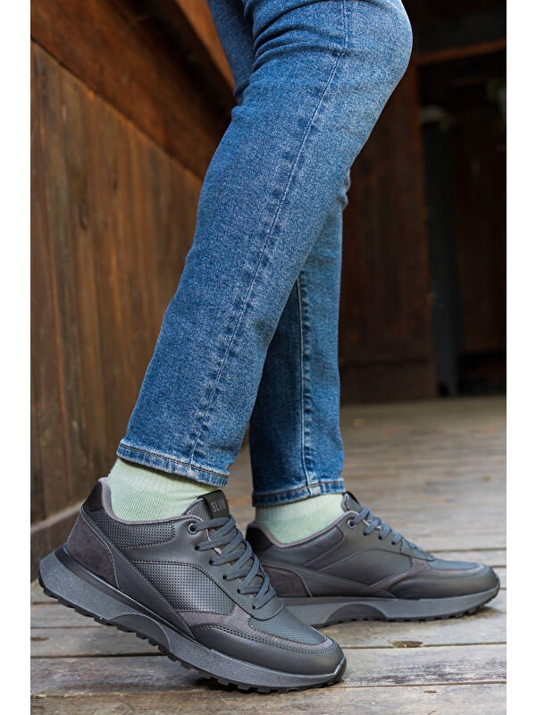 TINY 3PR Füme Erkek Spor Ayakkabı - Görsel 3