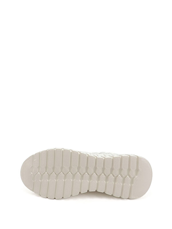 Kadın AÇIK NUDE Triko Taşlı Memory Foam Tabanlıklı Comfort Sneaker - Görsel 5