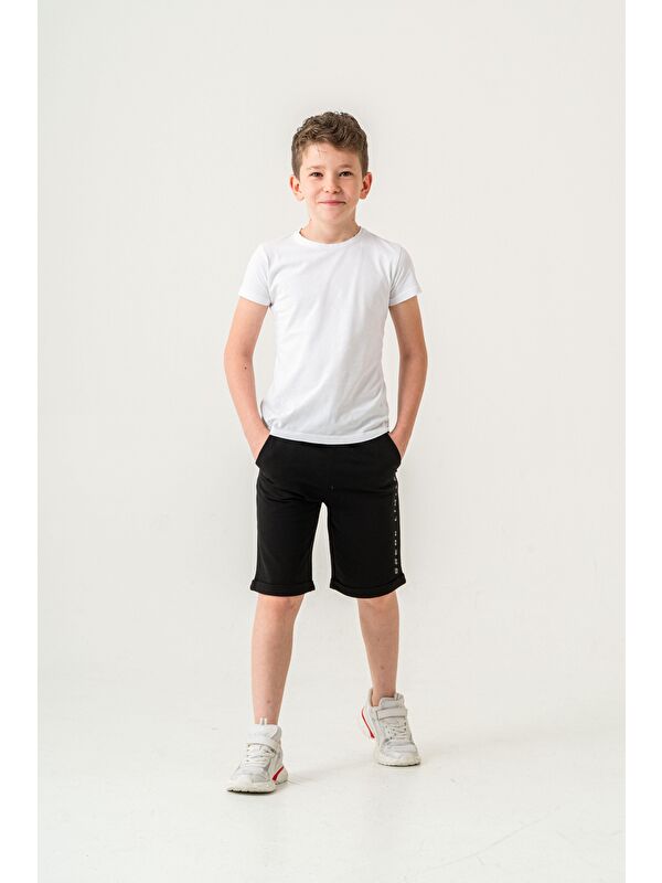 Mışıl Kids Break Limits Baskılı Arka Cepli Erkek Çocuk Şort