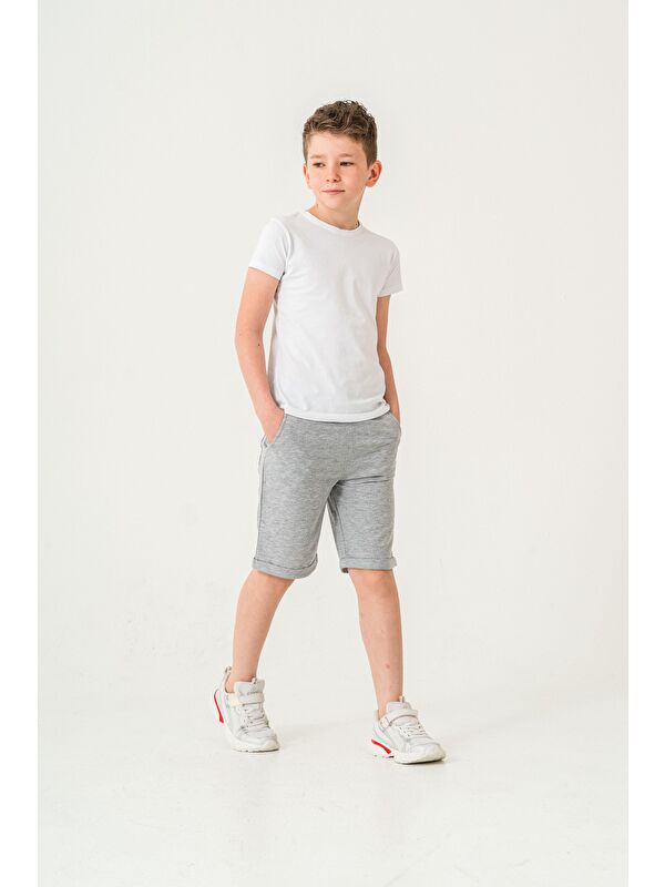 Mışıl Kids Break Limits Baskılı Arka Cepli Erkek Çocuk Şort