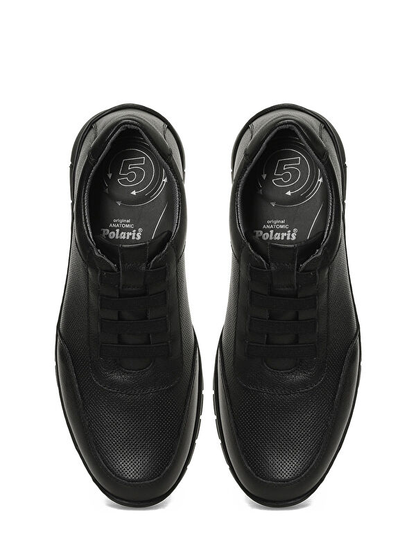 107284.M 5FX Siyah Erkek Comfort Ayakkabı - Görsel 5