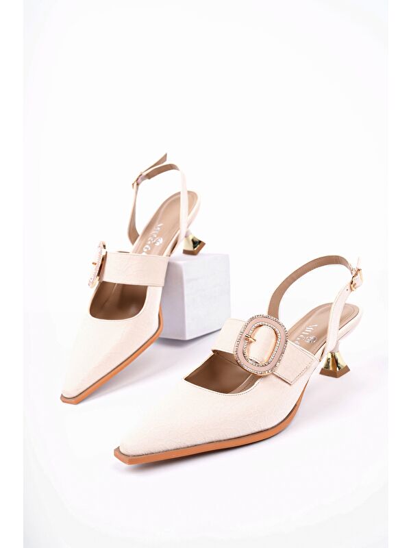 MARİANA Toka Detaylı Kadın Günlük Klasik Topuklu Ayakkabı - Görsel 2