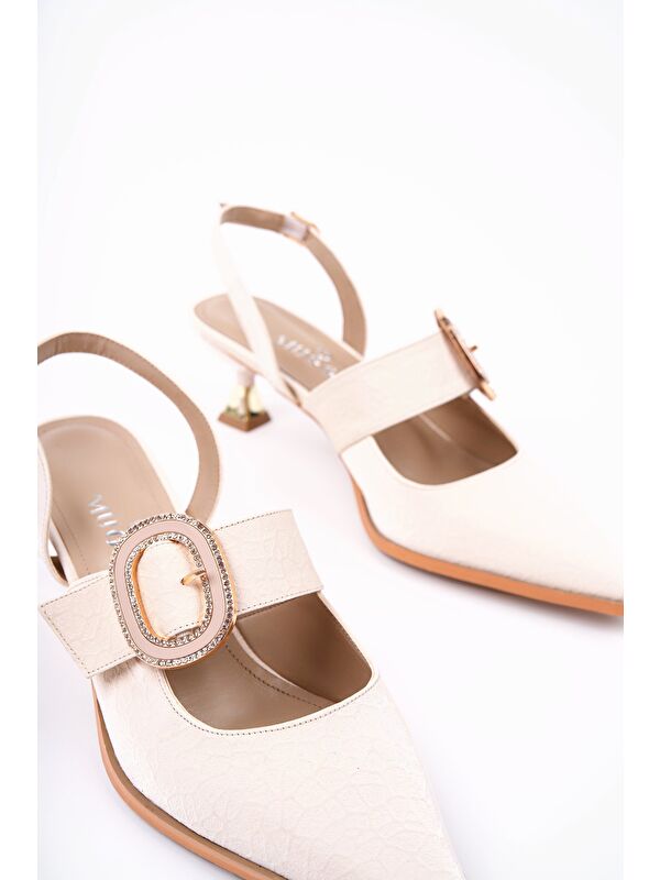 MARİANA Toka Detaylı Kadın Günlük Klasik Topuklu Ayakkabı - Görsel 3