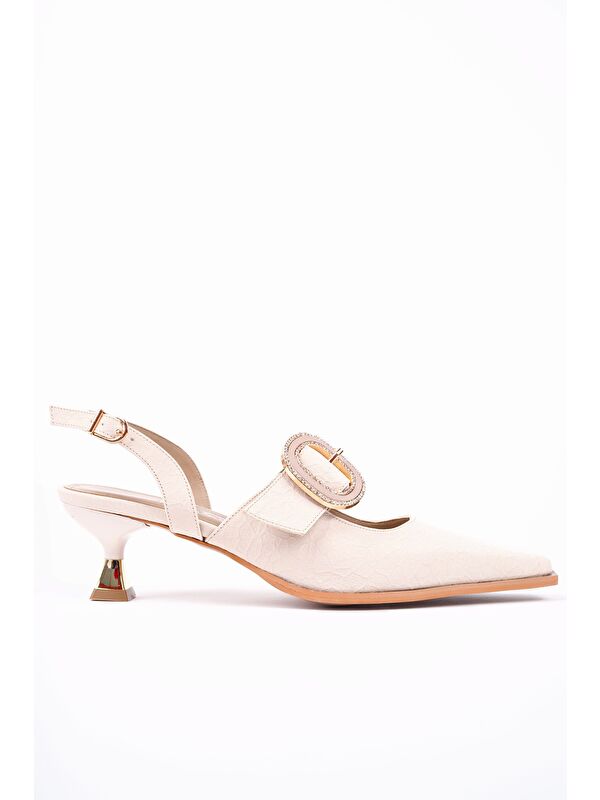 MARİANA Toka Detaylı Kadın Günlük Klasik Topuklu Ayakkabı - Görsel 4