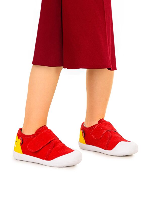 Catly Cırtlı Kız Bebek İlk Adım Panduf Ayakkabı - Görsel 3