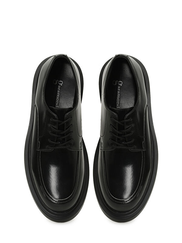 ALMUS JJ 5PR Siyah Erkek Klasik Ayakkabı - Görsel 5