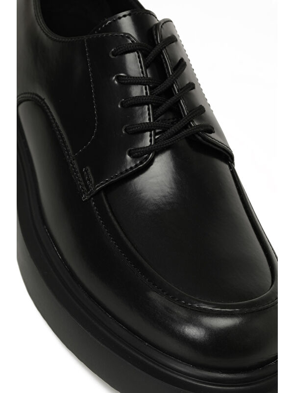 ALMUS JJ 5PR Siyah Erkek Klasik Ayakkabı - Görsel 8