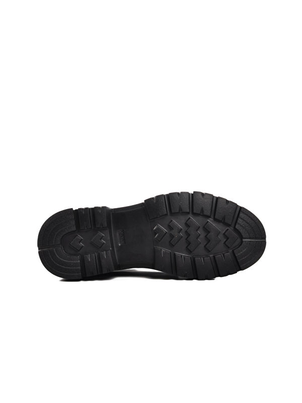 Lacivert Hakiki Deri Geniş Kalıp Erkek Klasik Ayakkabı Premium 1308 - Görsel 6