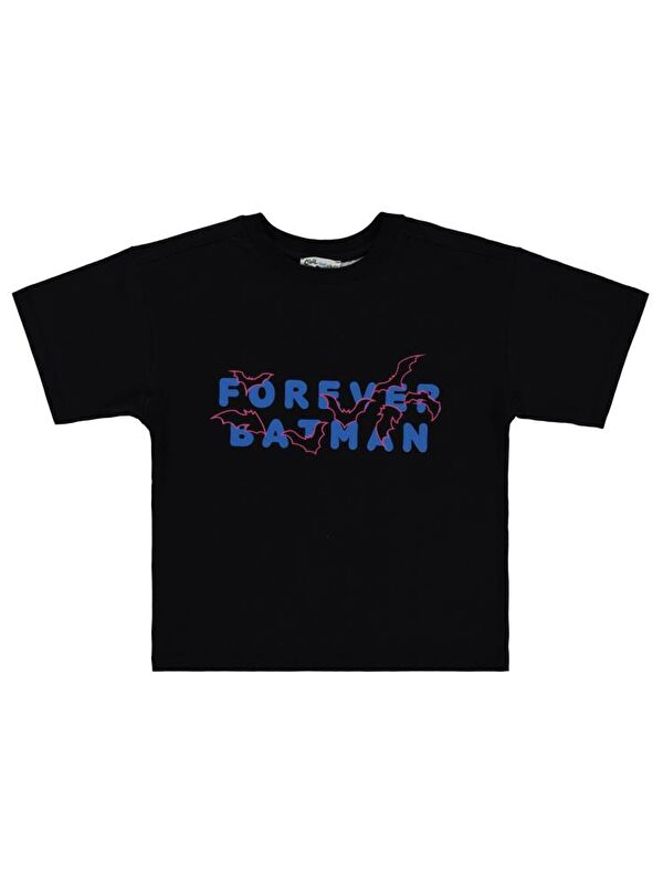 Batman Forever Baskılı 10-13 Yaş Tişört - Siyah12-13 Yaş