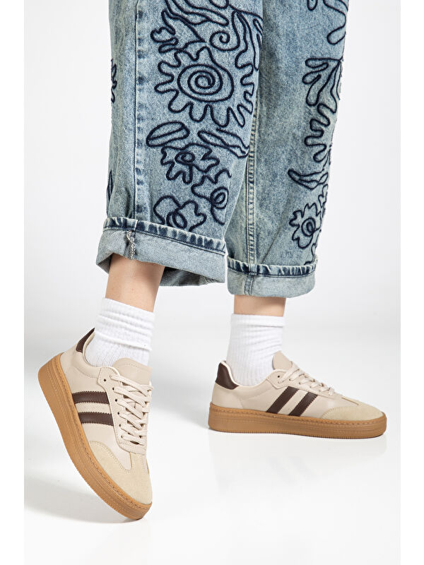 Tonny Black Siyah Tonny Black Rahat Kalip Kadın Kadın Yumuşak Deri Sneaker