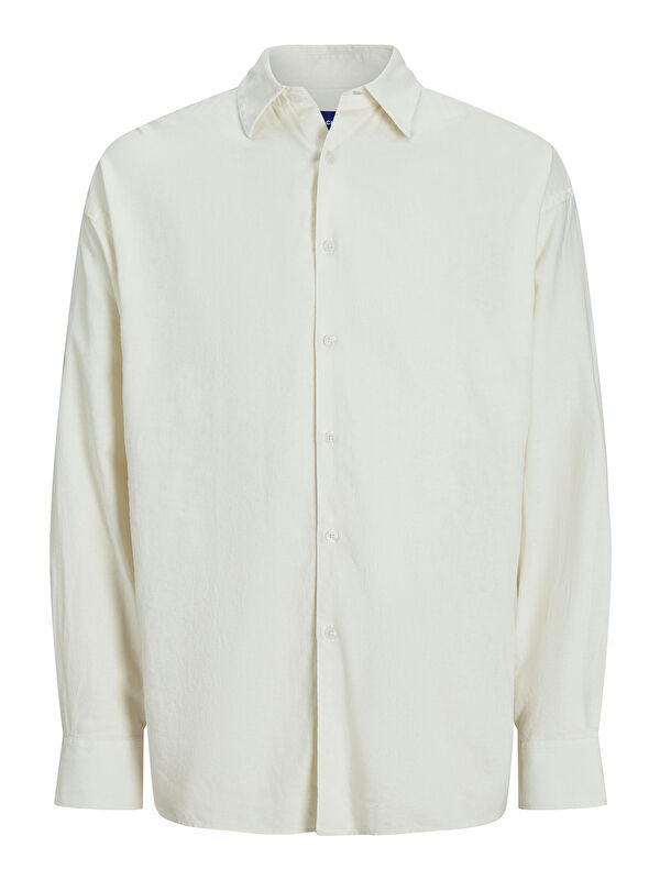 Jack & Jones Originals Jorparos Pamuklu Oversize Uzun Kollu %100 Pamuk Gömlek 12271106