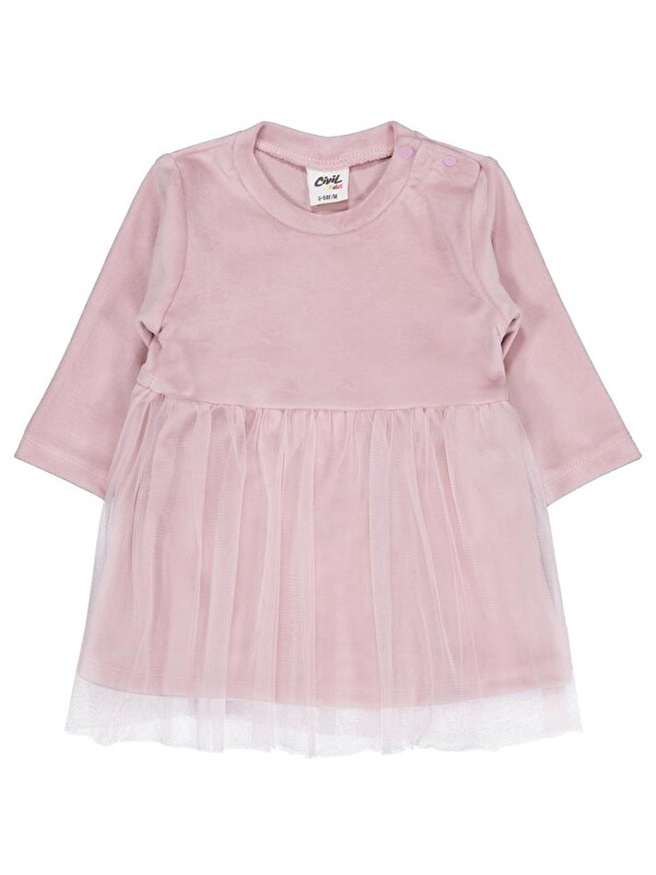 Civil Baby Tüllü 6-18 Ay Jile ve Elbise - Lila 6-9 Ay