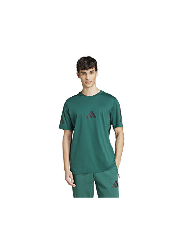 Adidas M Z.N.E. Tee Erkek Günlük Tişört JF6544 Yeşil