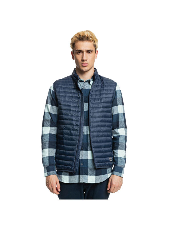 Quiksilver Scalysleeveless Erkek Mavi Yelek