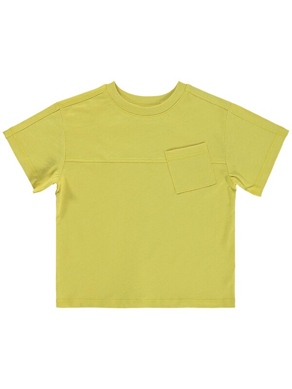 Civil Boys Basic Flamlı 2-5 Yaş Tişört - Sarı
