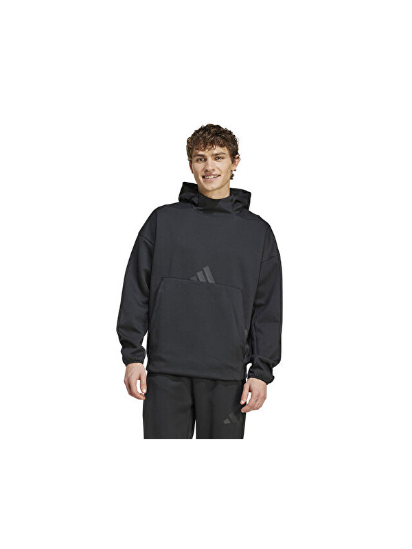 Adidas M Z.N.E. Hd Erkek Günlük Sweatshirt JE7537 Siyah