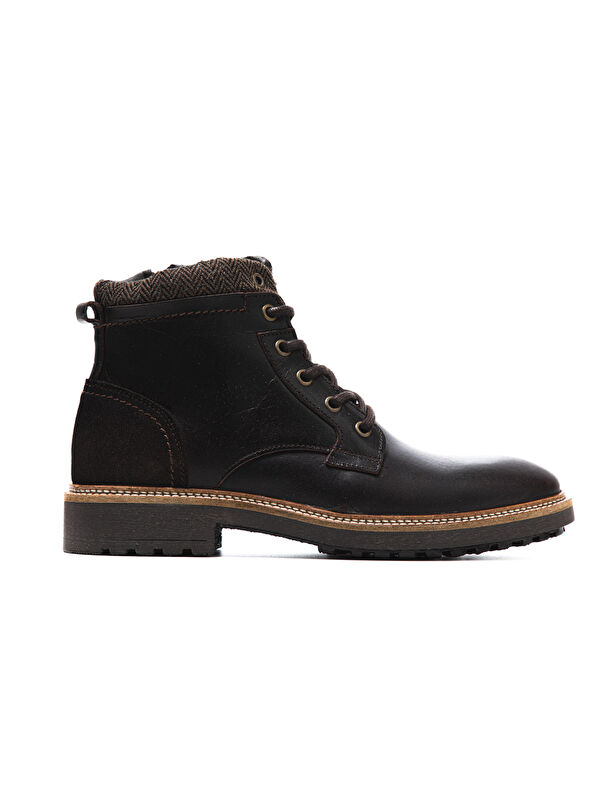John May Erkek Bot 1103/GL 015 WK-John May Lth+Suede+NewSplit Brown