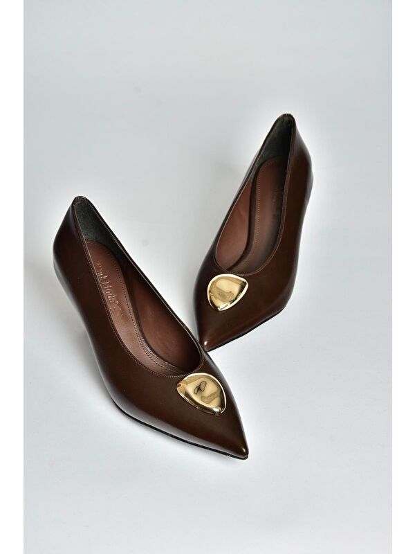Fox Shoes Kahverengi Kadın Topuklu Ayakkabı V820621760