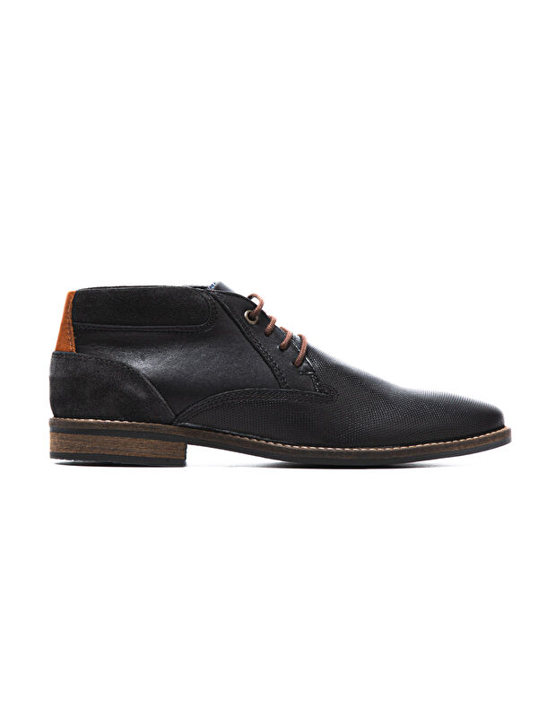 John May Erkek Bot 619 010 WK-John May Orkut Suede Black