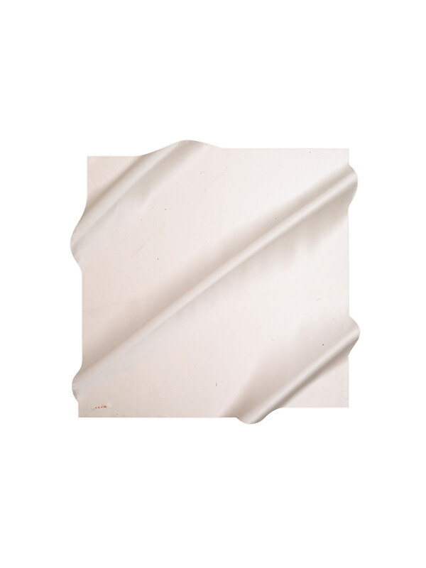 AKER Krem 90X90 Düz Twill Eşarp