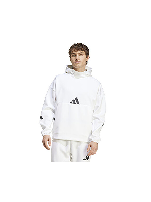Adidas M Z.N.E. Hd Erkek Günlük Sweatshirts JF2454 Beyaz