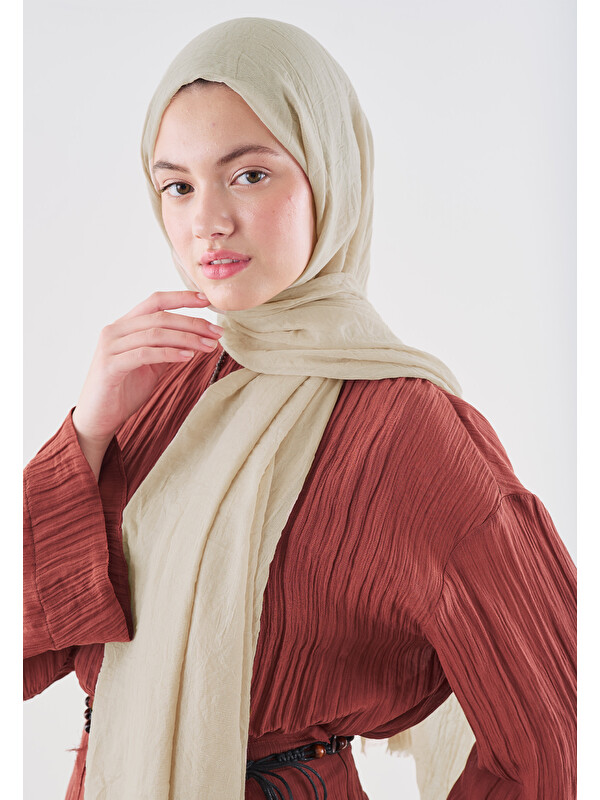 Fresh Scarfs Dubai Premium Şal Bej