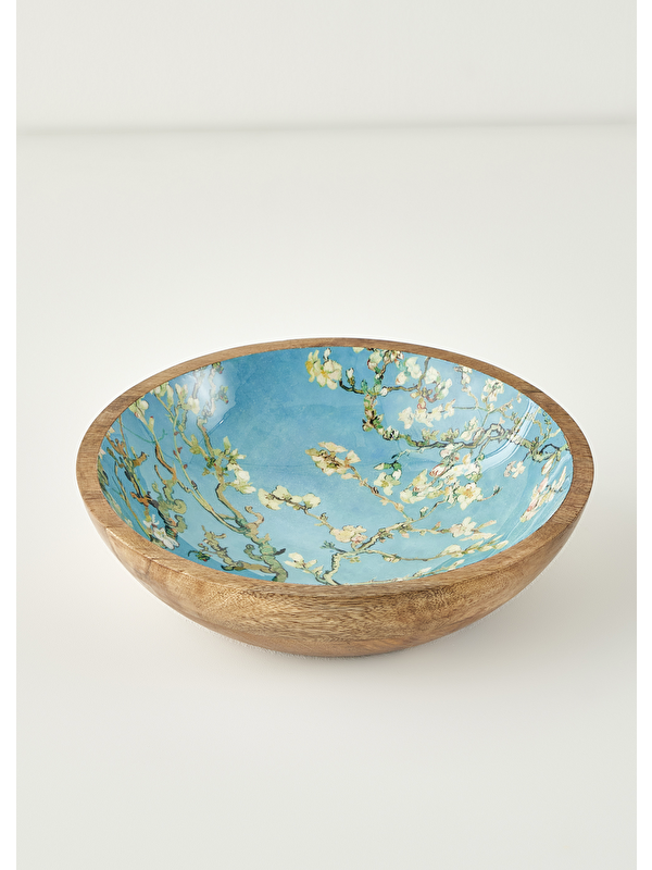 Bella Maison Van Gogh Almond Blossom Mango Sunum Kasesi Turkuaz (30x8 cm)