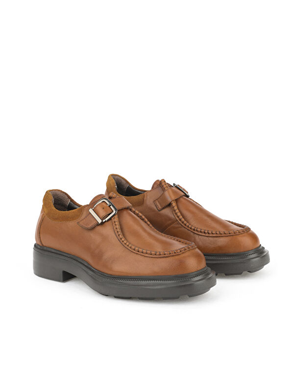 Kadın Hakiki Deri Ayakkabı 1531022Z1197 Taba - Görsel 3