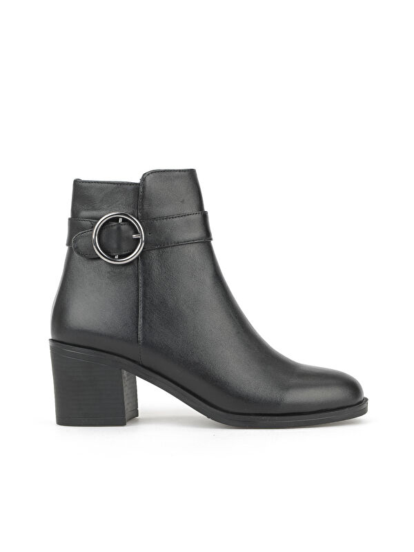 Kadın Hakiki Deri Bot 1531020Z301 Siyah - Görsel 2