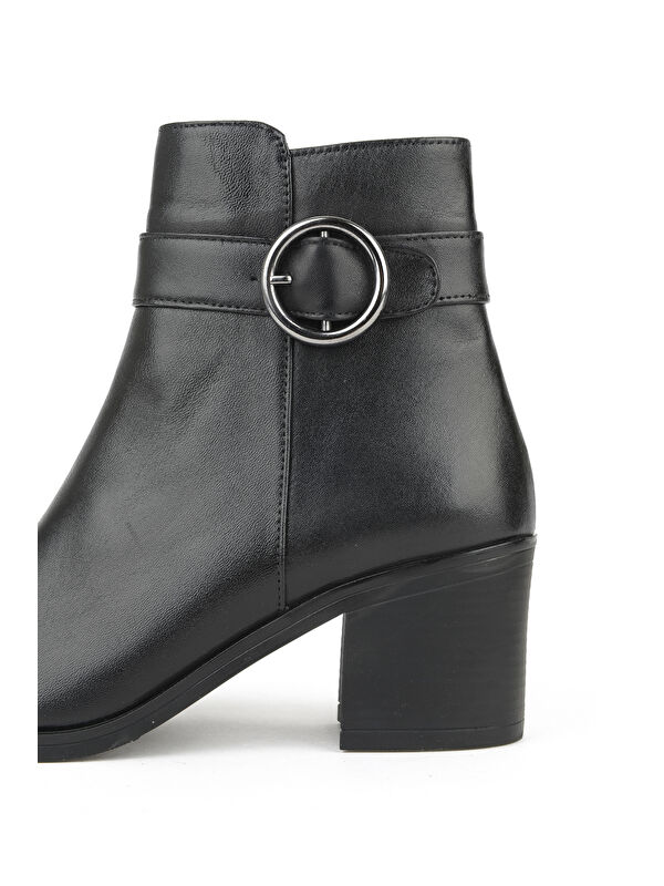 Kadın Hakiki Deri Bot 1531020Z301 Siyah - Görsel 7