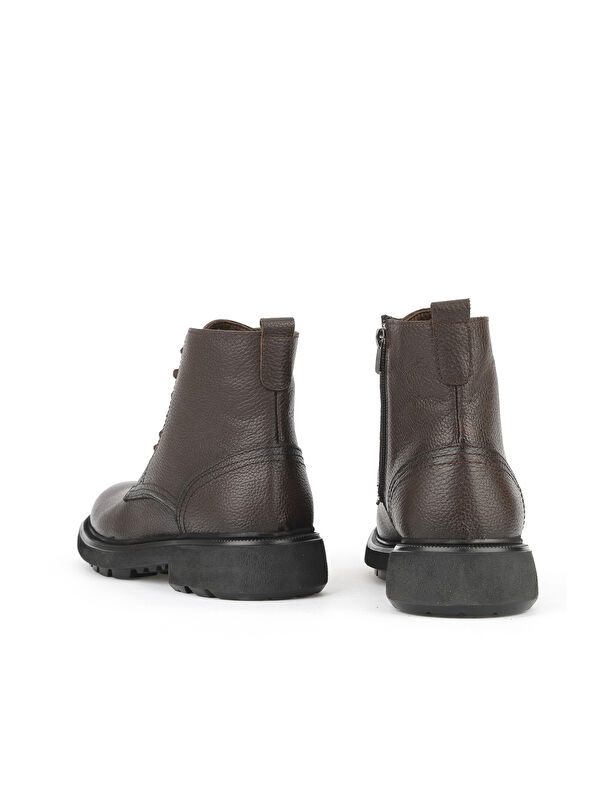 Erkek Hakiki Deri Bot 1531007Z8263 Kahve - Görsel 4