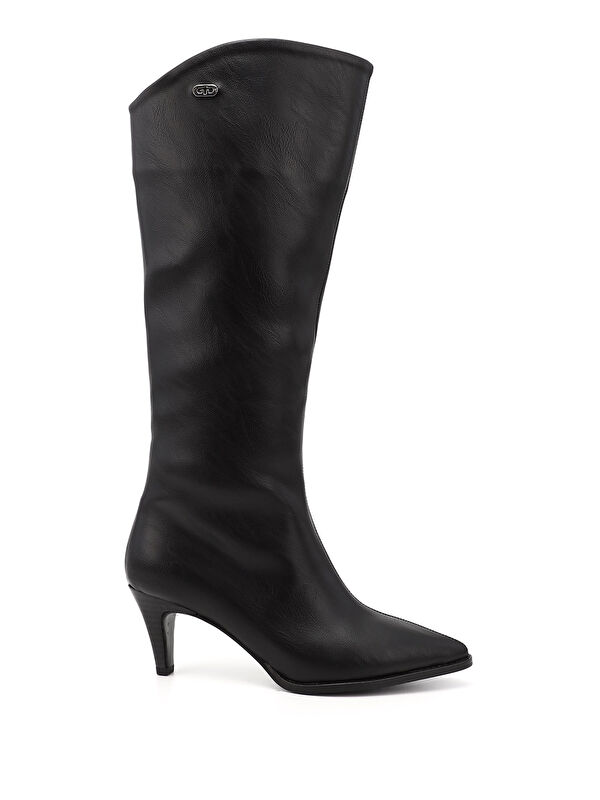 Gonderi(r) Kahverengi Gonderi(r) Sivri Burun Kadın İnce Topuklu Çizme