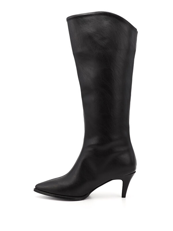 Gonderi(r) Kahverengi Gonderi(r) Sivri Burun Kadın İnce Topuklu Çizme