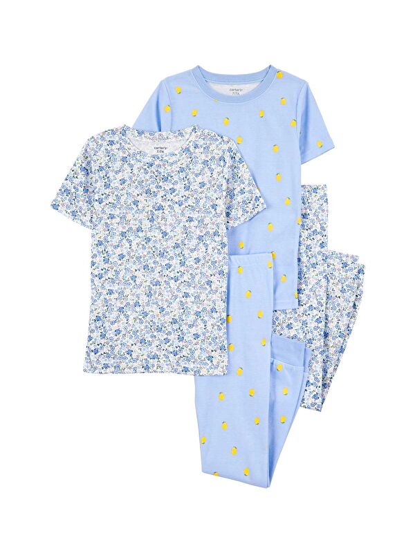 Carter's Kız Çocuk Pijama Set 4'lü Paket