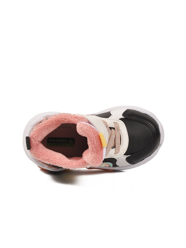 Pudra Cırtlı Işıklı İçi Kürklü Anatomik Bebek Bot 2058 B - Görsel 5