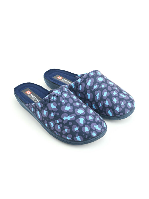 Gezer Siyah Gezer Kışlık Rahat Kadın Taban Ev Bahçe Terlik