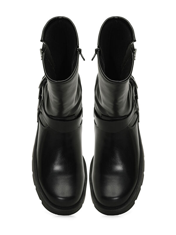 324667.Z 4PR Siyah Kadın Biker Bot - Görsel 5