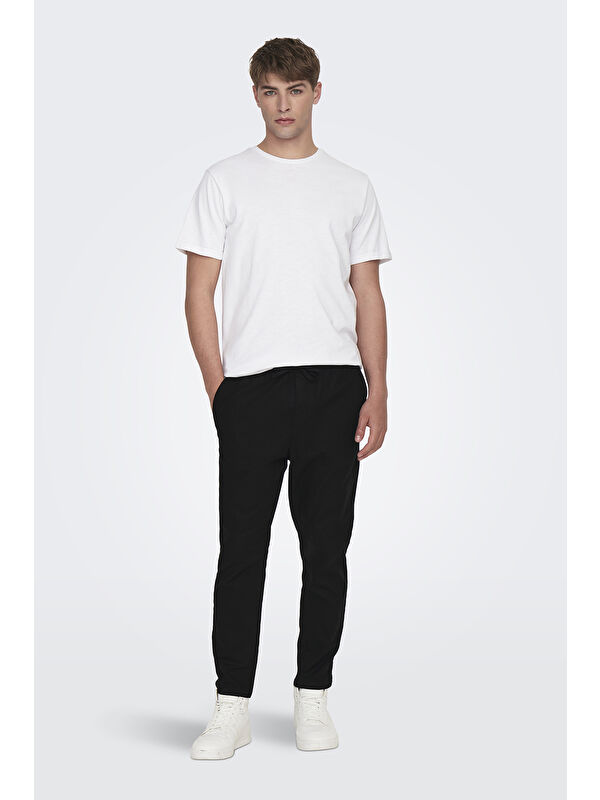 Only&Sons Onslinus Keten ve Pamuk Karışımlı Tapered Fit Daralan Paça Erkek Pantolon 22024966