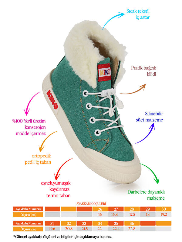 Tigge Günlük Lastikli Kız Çocuk Bot Ayakkabı - Görsel 3