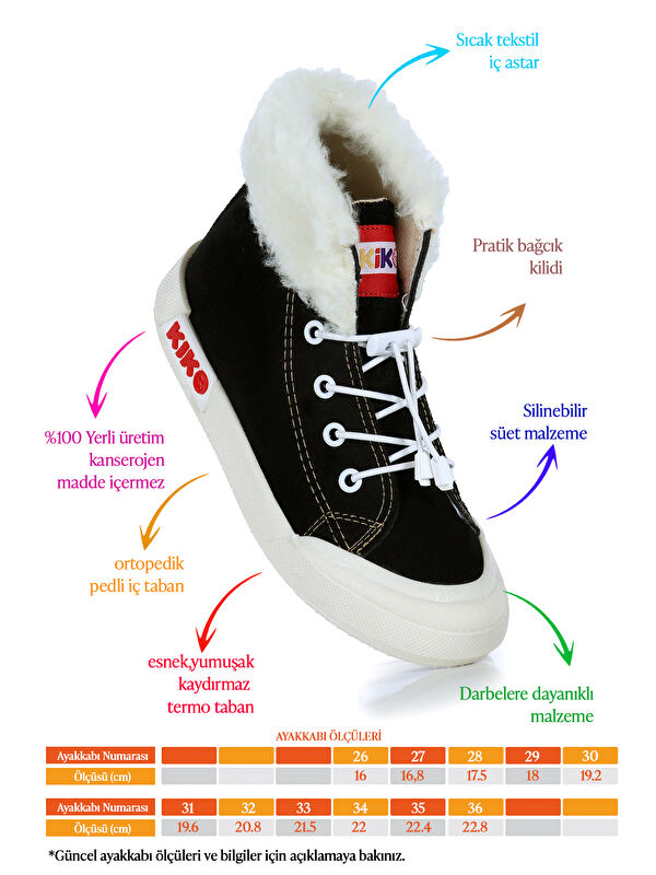 Tigge Günlük Lastikli Kız Çocuk Bot Ayakkabı - Görsel 3