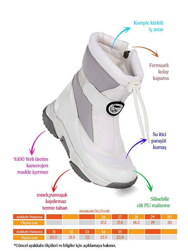 Alexis Fermuarlıı Erkek Çocuk Kar Botu - Görsel 3