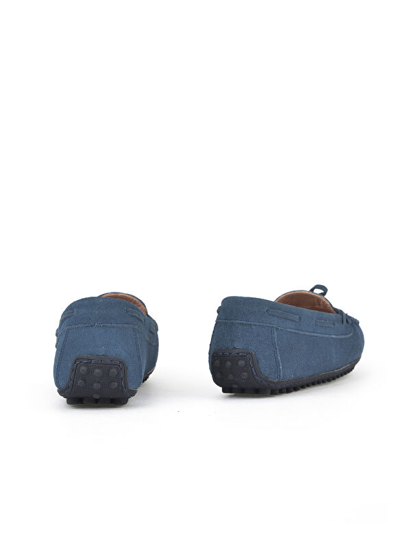 Kadın Hakiki Deri Ayakkabı 1511007ZZ2001 Mavi - Görsel 4