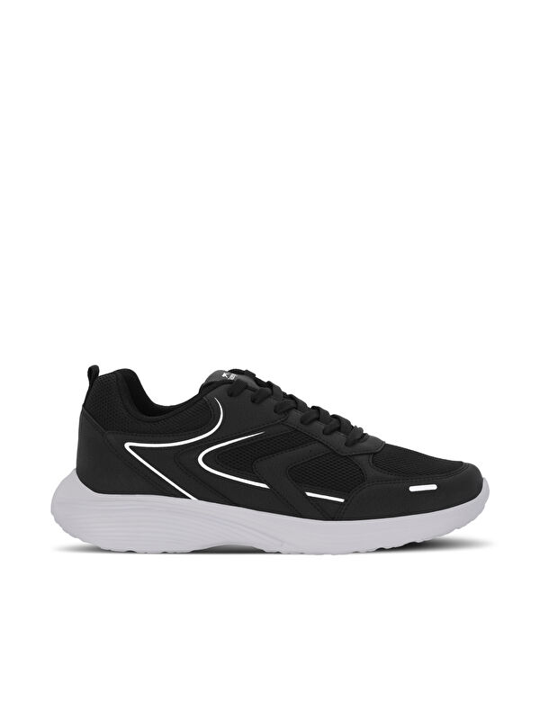 SLAZENGER ECHOMAX I Erkek Siyah / Beyaz Koşu & Yürüyüş Spor Ayakkabısı